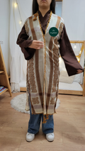 Keffieh Kimono - Marron beige