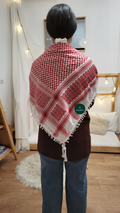Keffieh Rouge et Blanc