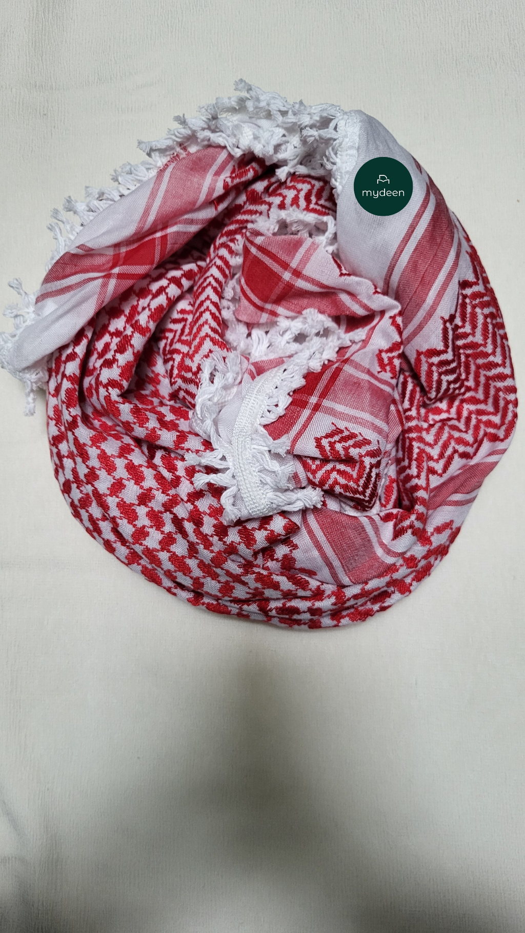 Keffieh Rouge et Blanc