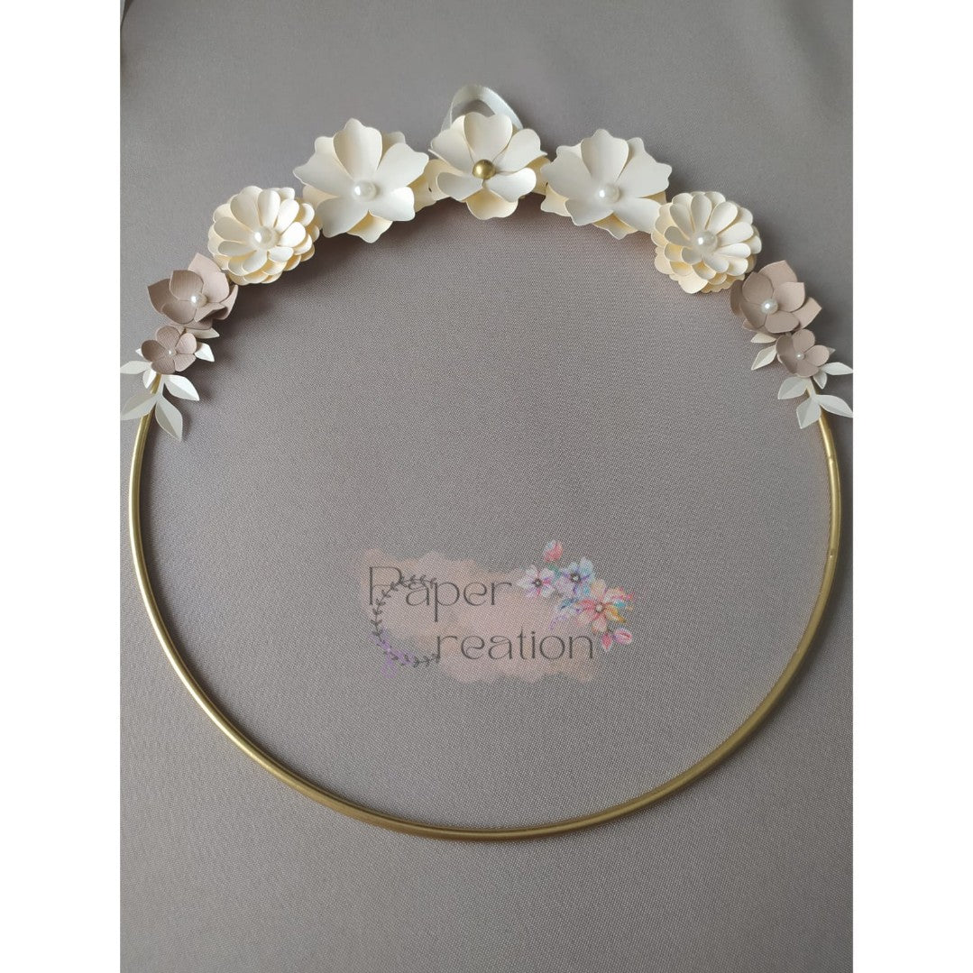 Couronne décorative 2 en 1 "Ramadan" & "Aïd Moubarak" - Artisanat français