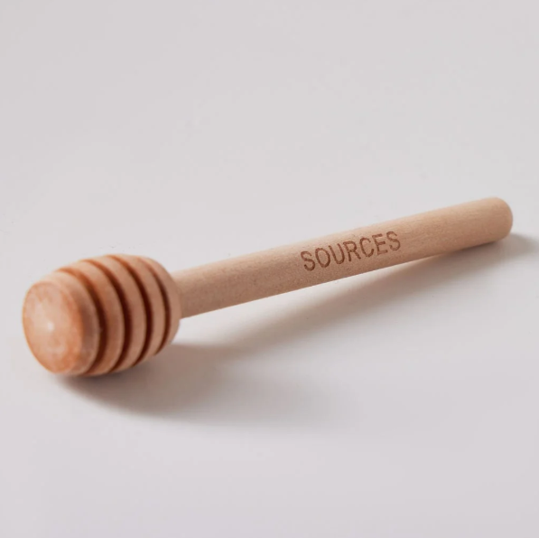 Cuillère à miel en bois naturel