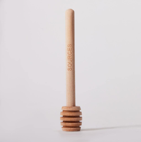 Cuillère à miel en bois naturel