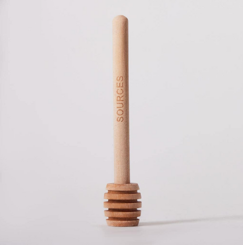Cuillère à miel en bois naturel