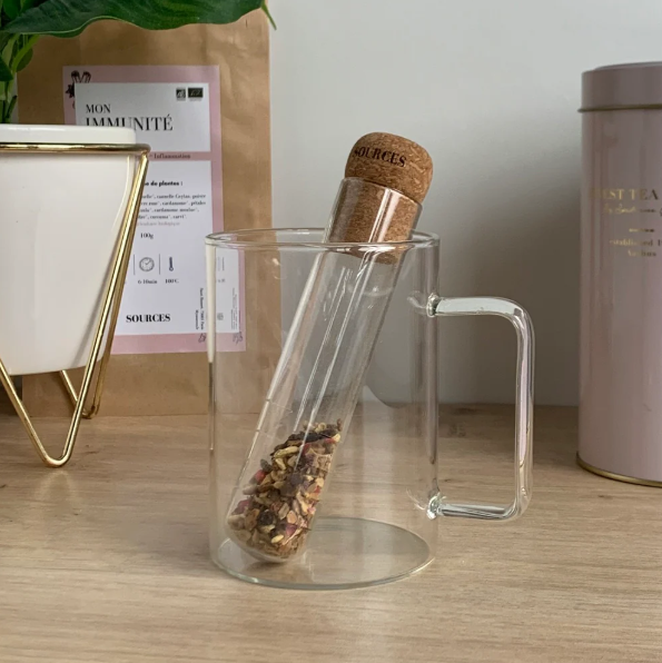 Infuseur à thé - Tube en verre
