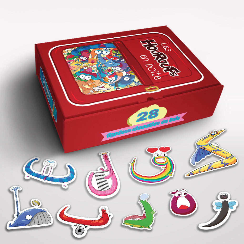 Les Houroufs en boîte - Alphabet arabe en magnets