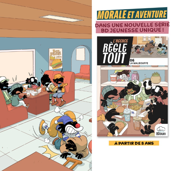 L'Agence Règle Tout - La malbouffe - Tome 6 - Mini BD