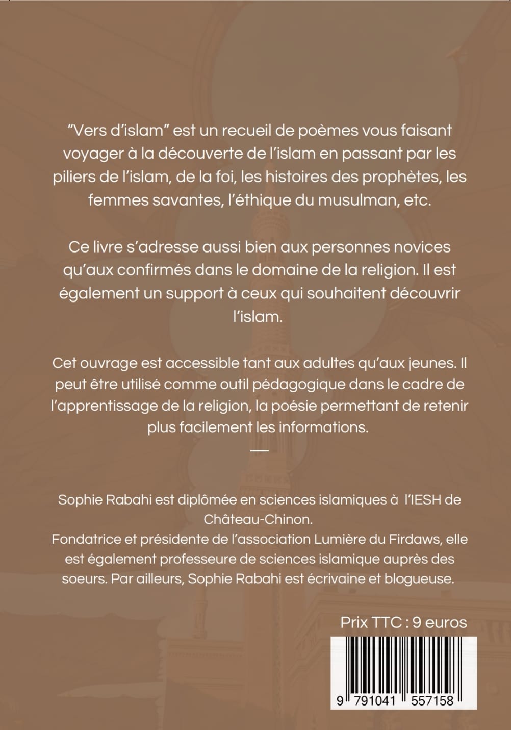 Vers d'Islam - Recueil de poèmes - Tome 1