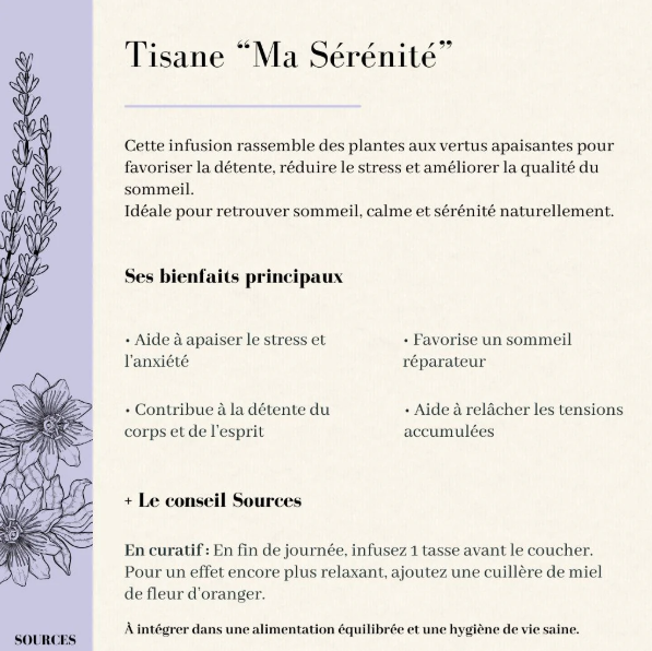 Ma Sérénité - Infusion Bio